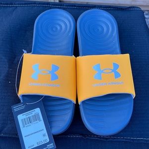 Under Armour Ansa Slides Size 6Y ( 7.5 womens)